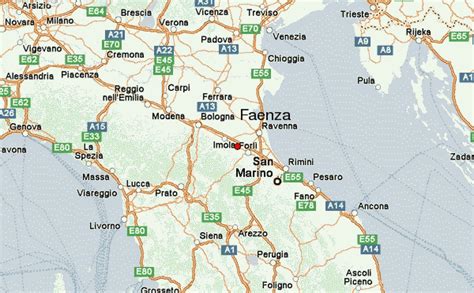 faenza cartina geografica